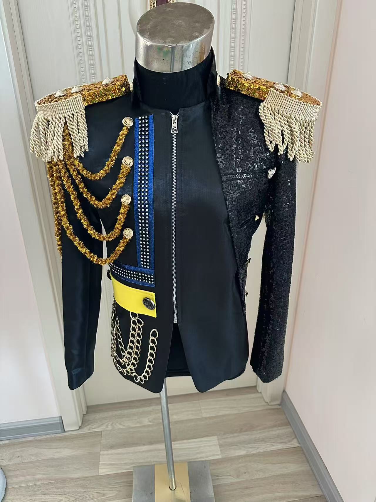 Men Formal Wear Wedding - Nieuwe Mannen Kwastje Koninklijke Jas Bruiloft