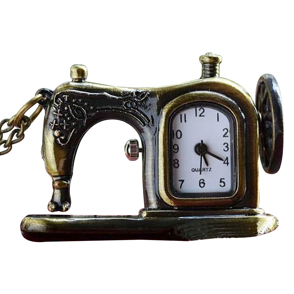 Men'S Formal Wear Watches - Vintage Zakhorloge in Retro Naaimachine Stijl