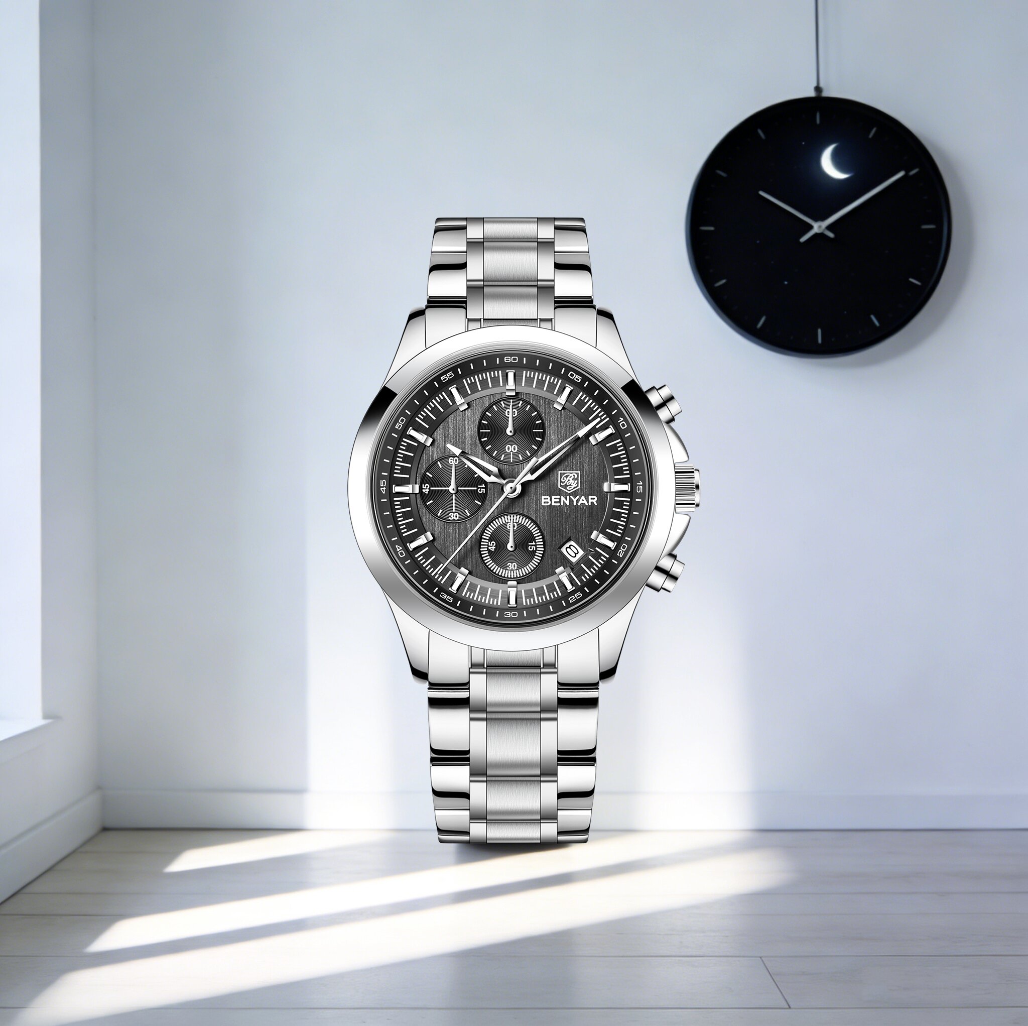 Men'S Formal Wear Watches - BENYAR Luxe ingetogen heren quartzhorloge past