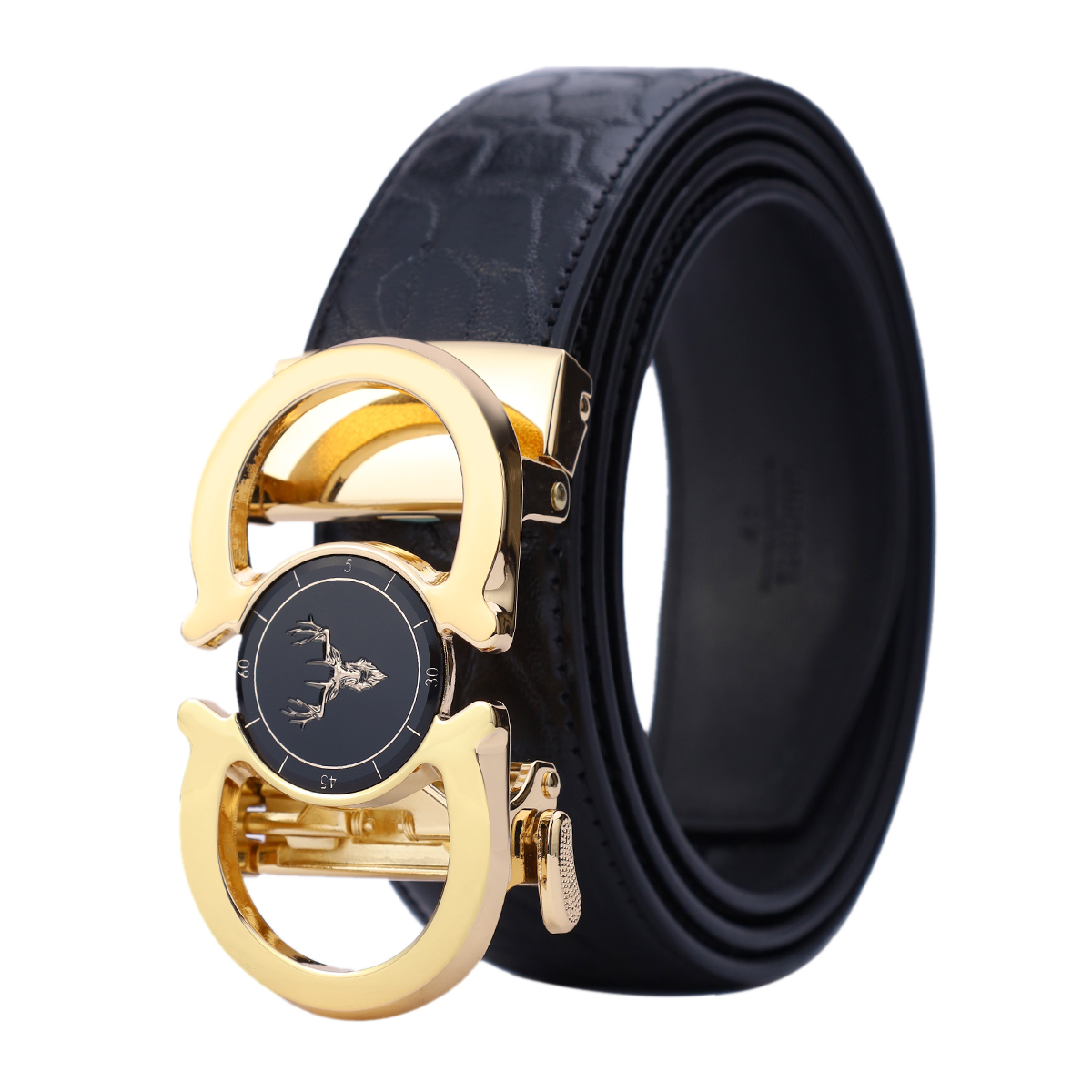 Men Formal Wear With Jeans - Automatische riem met gesp voor heren