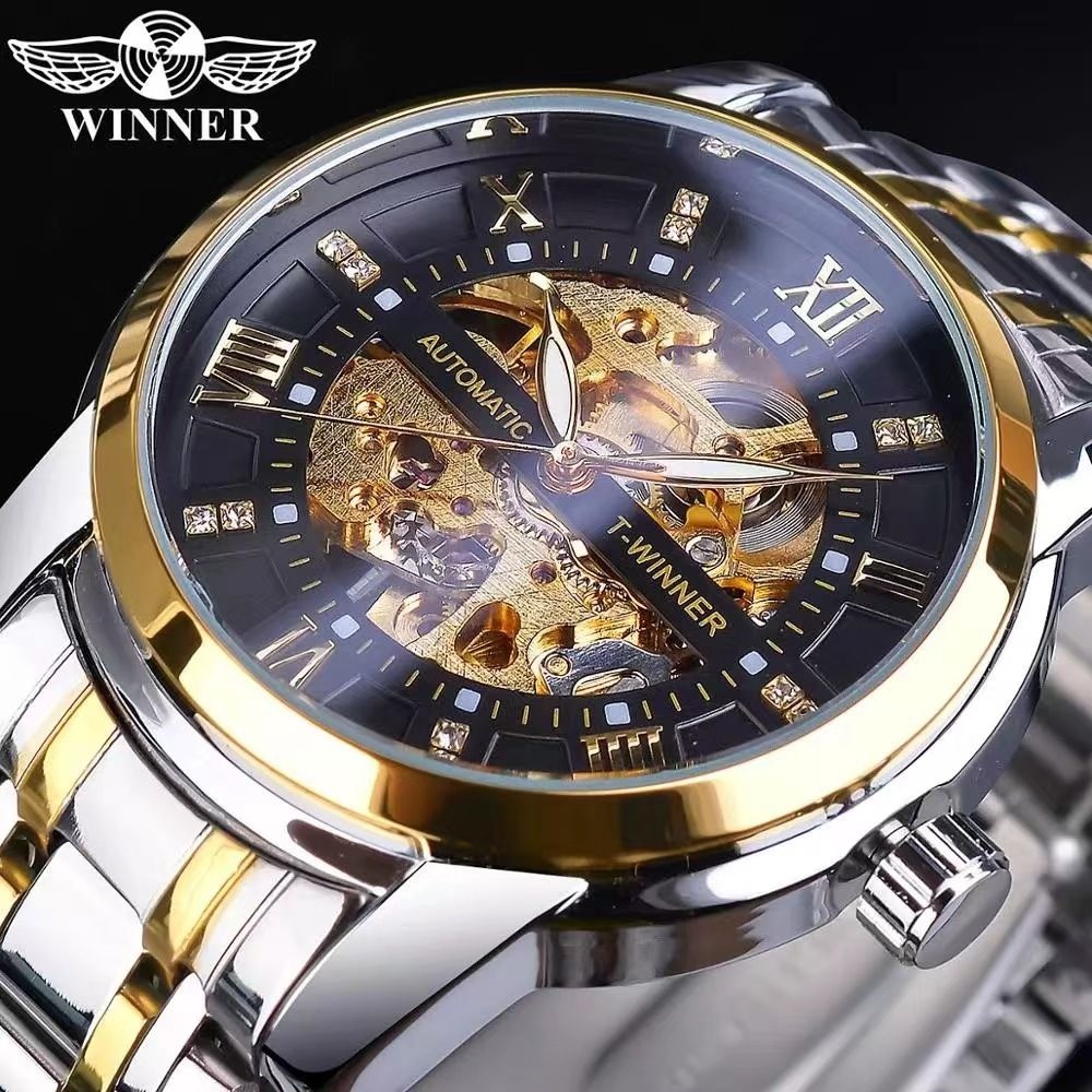 Men'S Formal Wear Watches - Luxe automatisch mechanisch herenhorloge - Lichtgevende