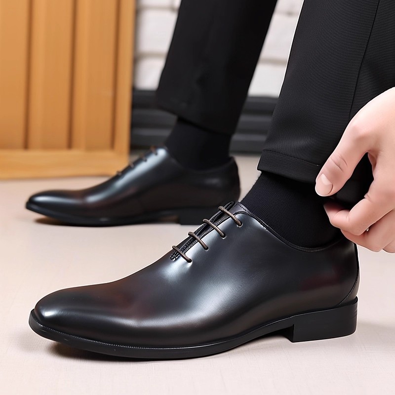 Men Formal Wear Office - Designer lederen heren Wholecut Oxford schoenen
