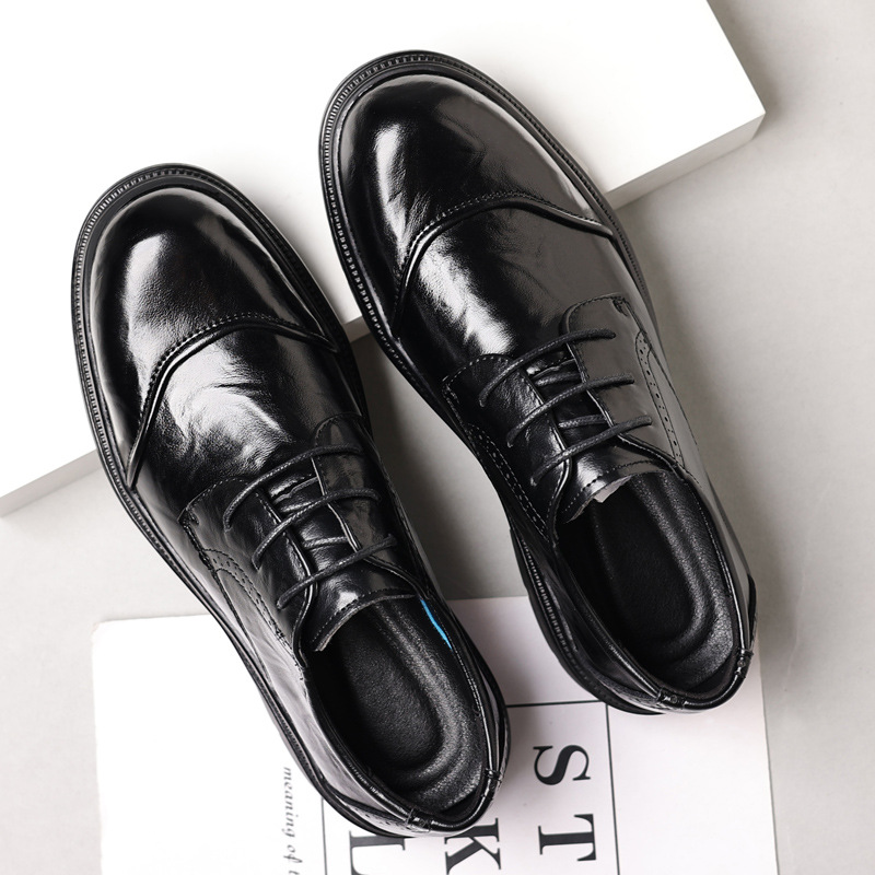 Leren herenschoenen voor casua - Men Formal Wear Office recensie en prijs