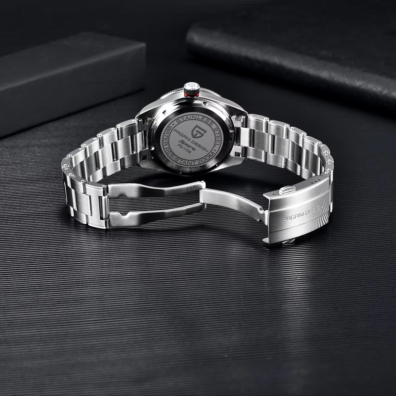 PAGANI DESIGN Zwart en rood co - Men'S Formal Wear Watches recensie en prijs
