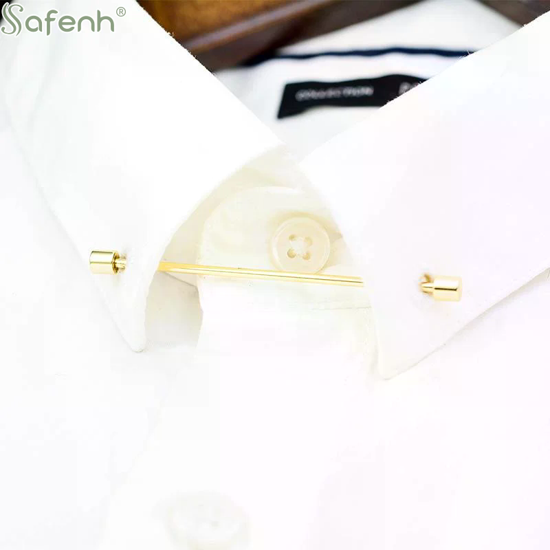 Cilindervormige kraagpin voor  - Men Formal Party Wear Shirt recensie en prijs