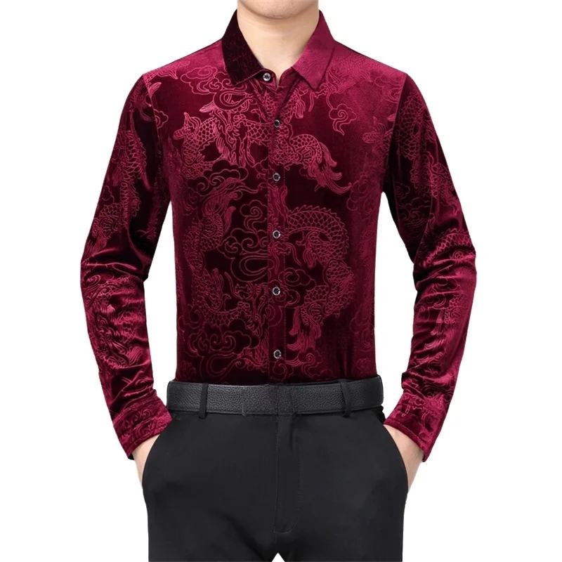 Herenoverhemd met lange mouwen - Men Formal Party Wear Shirt recensie en prijs