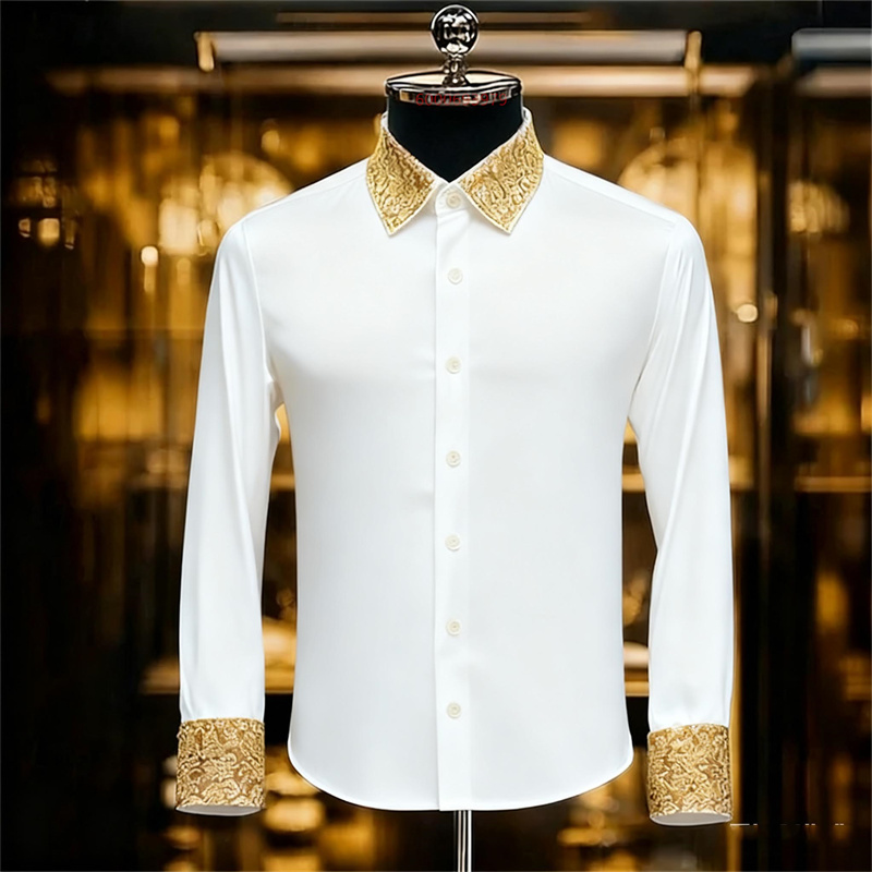 Heren etnische stijl prachtig  - Men Formal Party Wear Shirt recensie en prijs