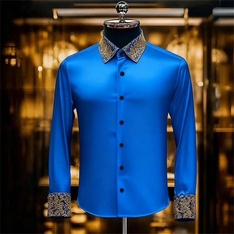 Heren etnische stijl prachtig  - Men Formal Party Wear Shirt recensie en prijs