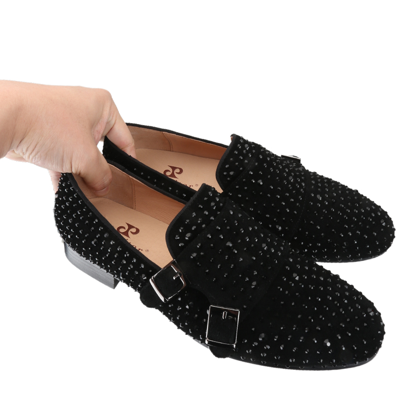 Piergitar Nieuwe Zwarte Suede  - Men'S Formal Party Wear Shoes recensie en prijs