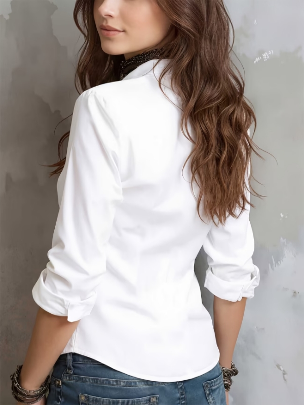 Dames blouse met lange mouwen, - Young Men Formal Wear recensie en prijs