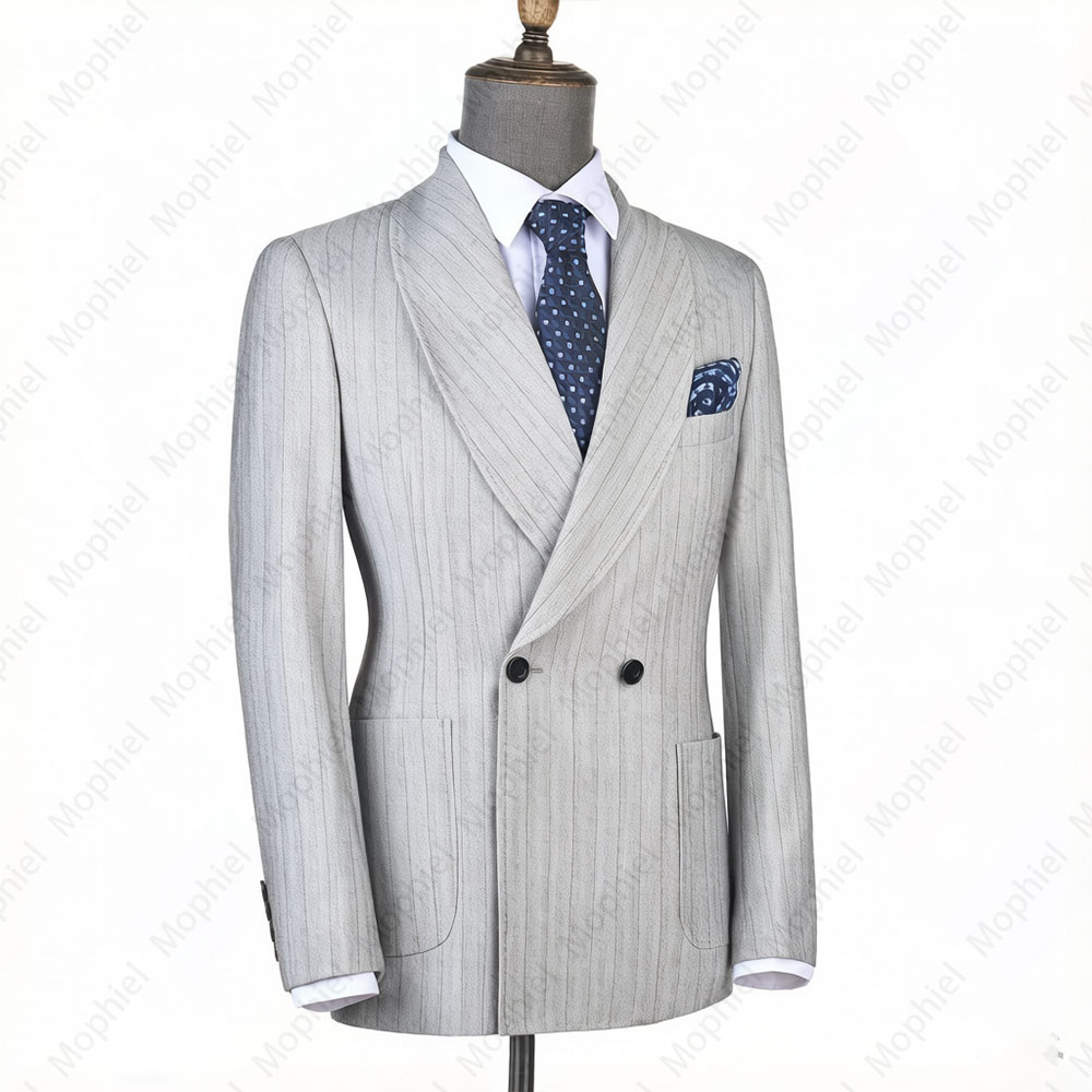 Mophiel Lichtgrijs Herenpak Ge - Men Formal Wear Office recensie en prijs