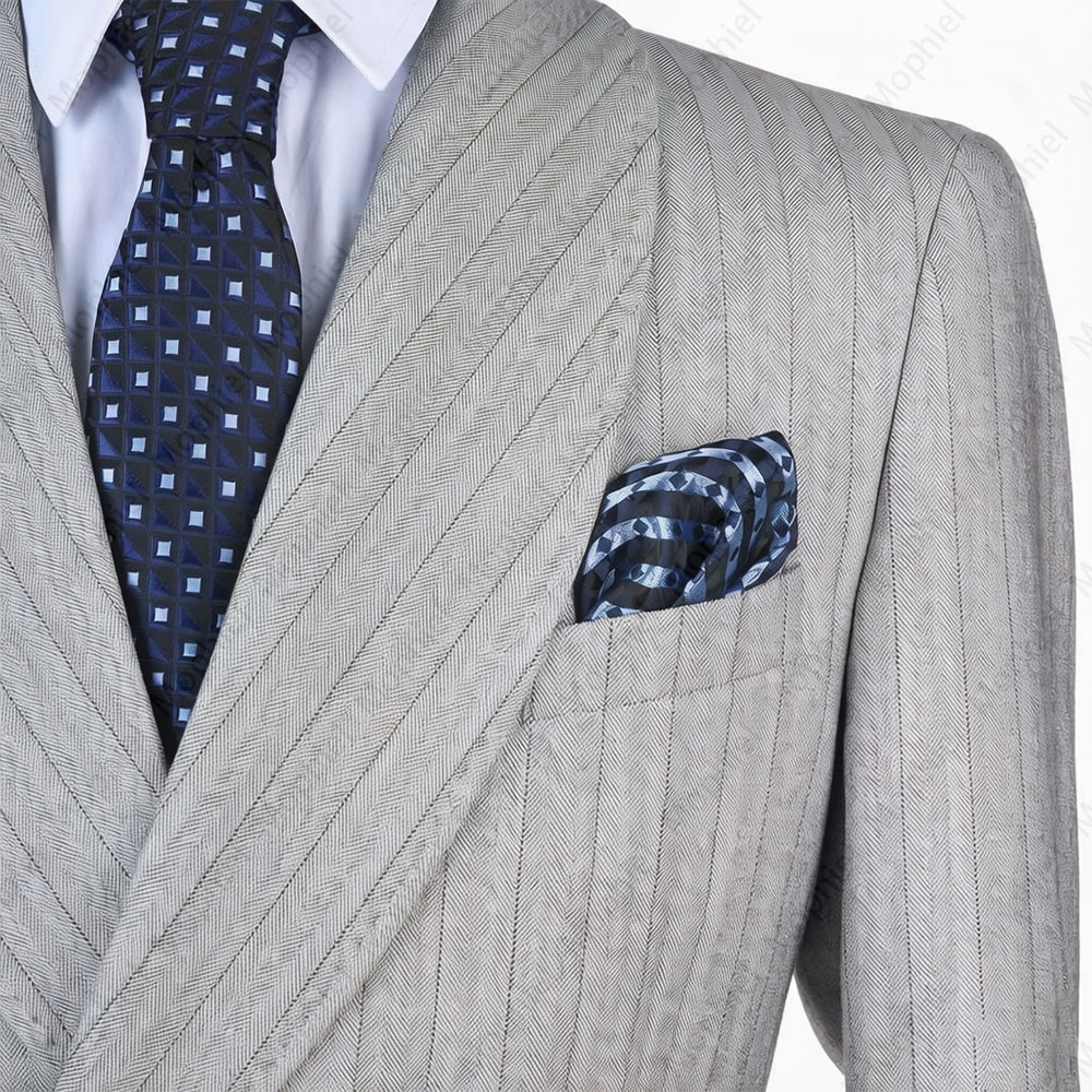 Mophiel Lichtgrijs Herenpak Ge - Men Formal Wear Office recensie en prijs