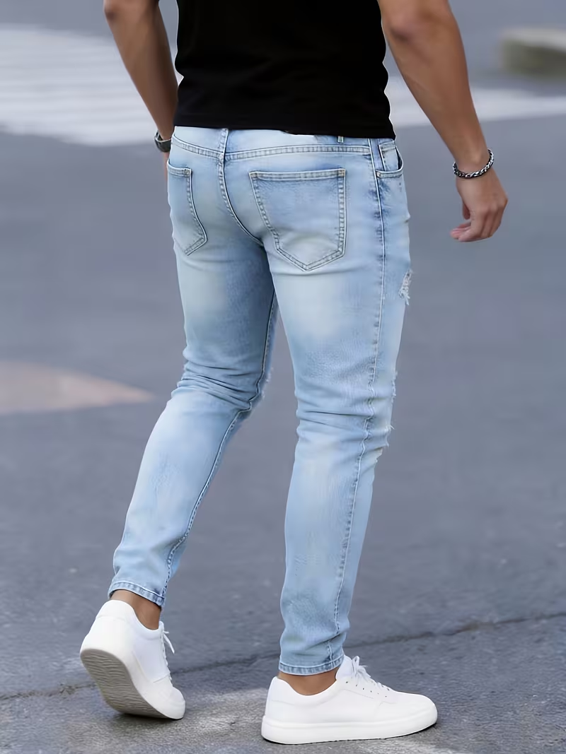 Slim-fit stretch jeans voor he - Men Formal Wear With Jeans recensie en prijs