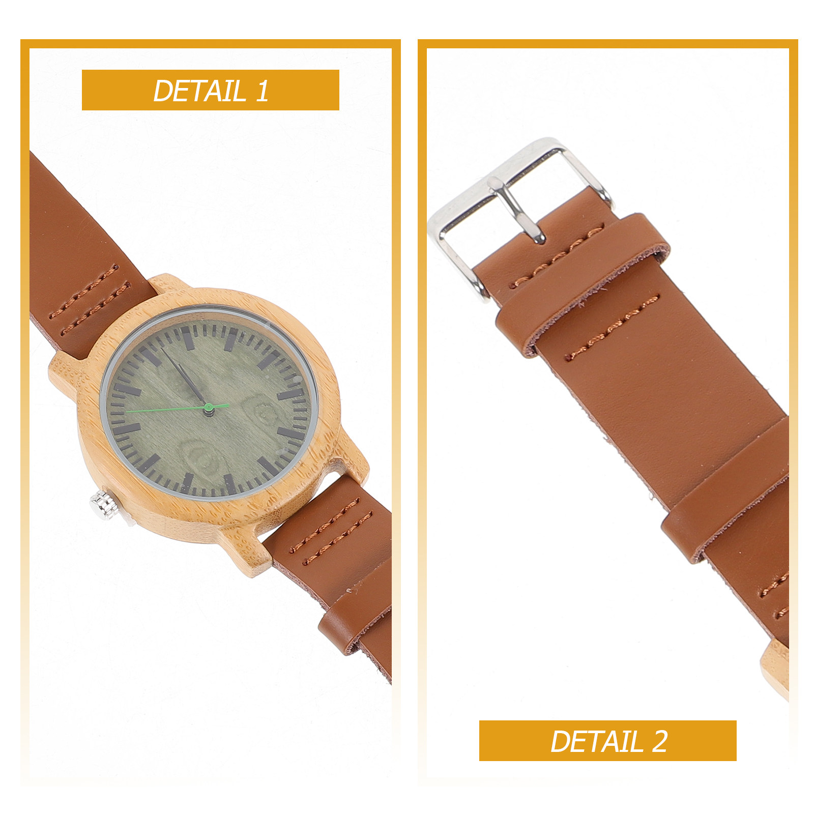 1 stuk houten bamboe horloge v - Men'S Formal Wear Watches recensie en prijs