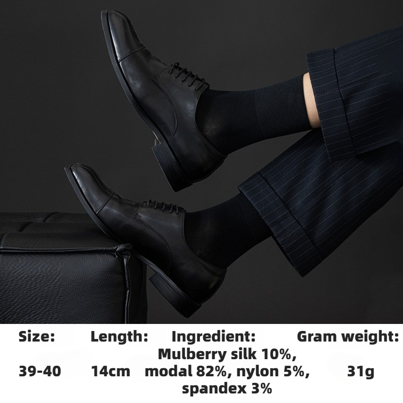 Heren sokken van echte zijde,  - Men Formal Wear Green recensie en prijs