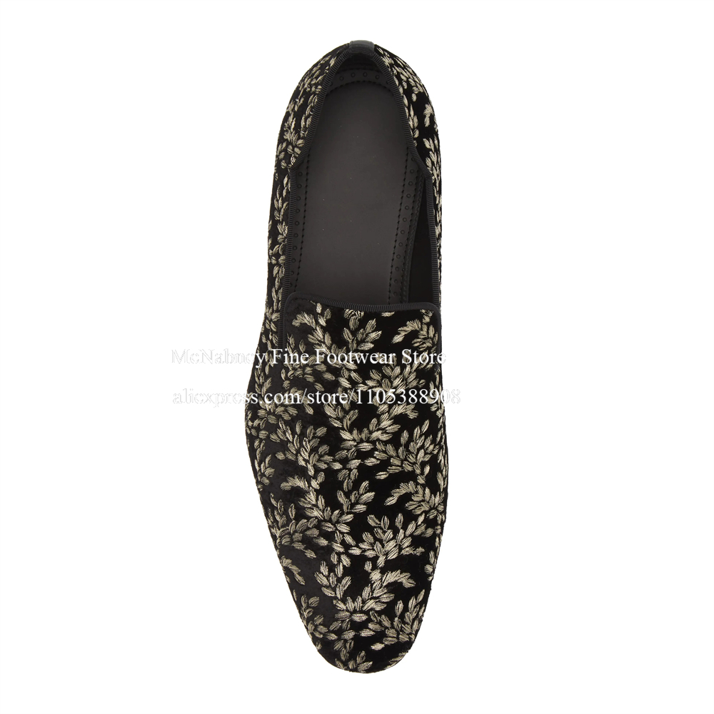 Zwarte zijden fluwelen instapp - Men'S Formal Party Wear Shoes recensie en prijs
