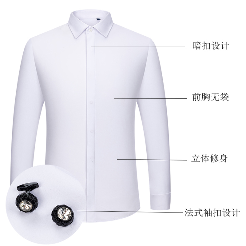Heren overhemd met Franse manc - High End Men'S Formal Wear recensie en prijs