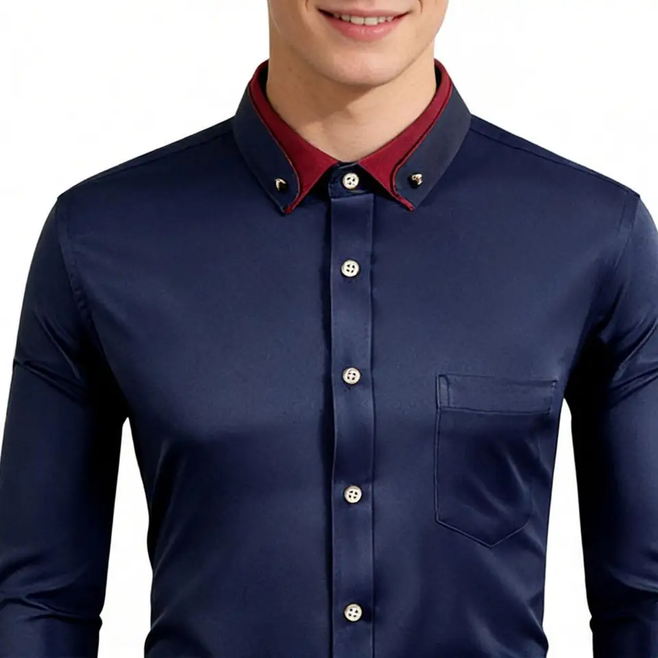 Nieuw Herenmode Pure Overhemd  - Men Formal Party Wear Shirt recensie en prijs