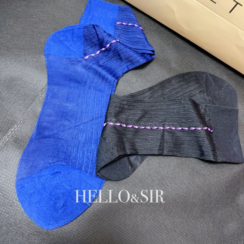 Heren sokken blauw zwart forme - Men Formal Party Wear Dress recensie en prijs