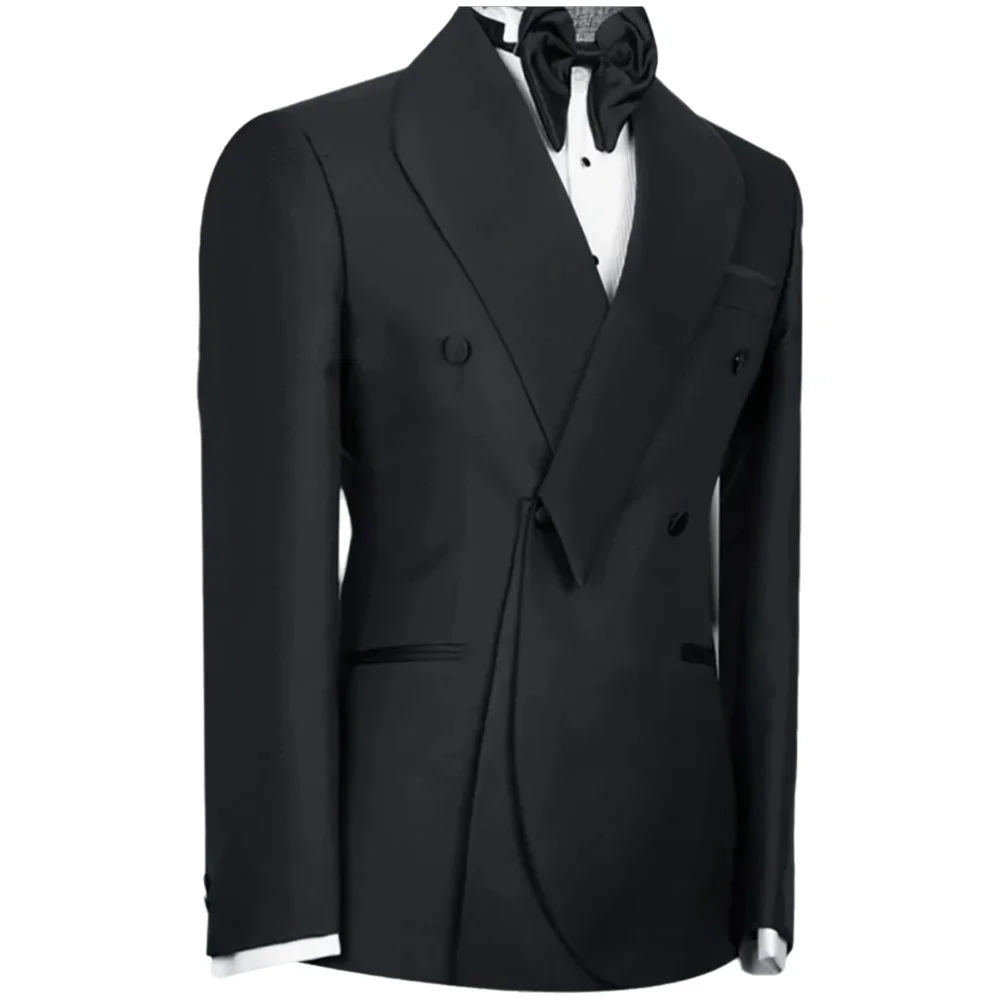 Zwarte pakken voor mannen sjaa - Men Formal Wear Wedding recensie en prijs