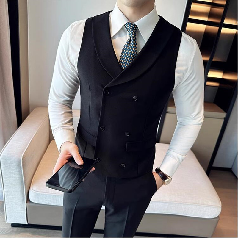 (Vest + Broek) Heren Dubbelrij - Men Formal Wear Wedding recensie en prijs