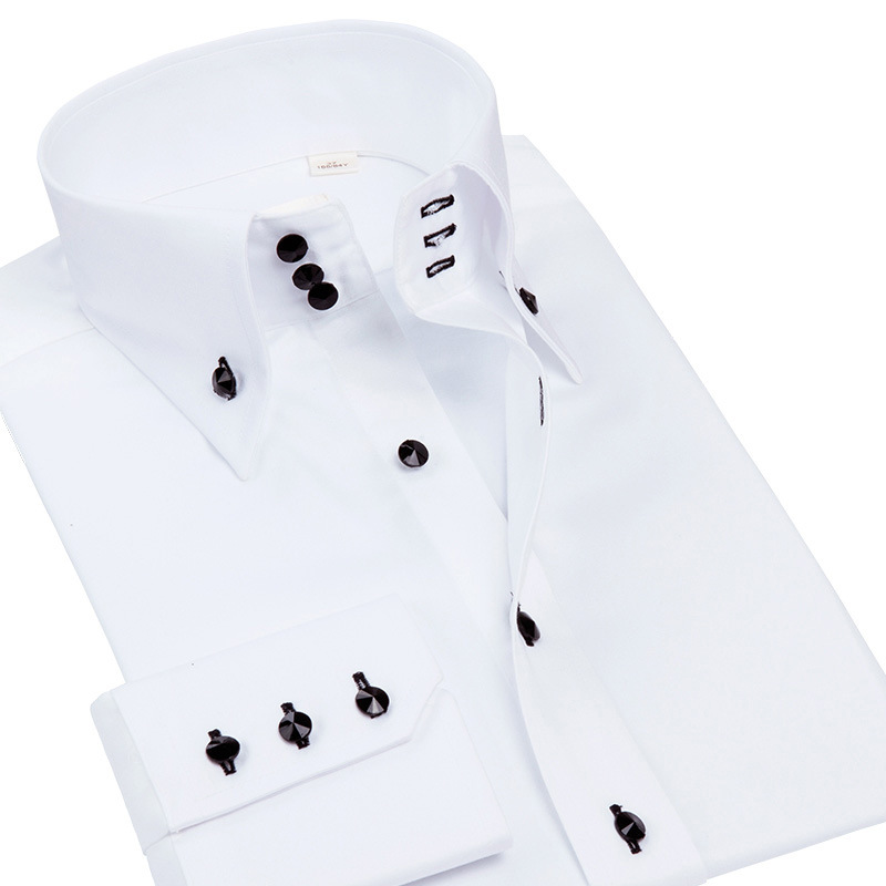 Luxe heren slim fit overhemd m - Men Formal Party Wear Shirt recensie en prijs