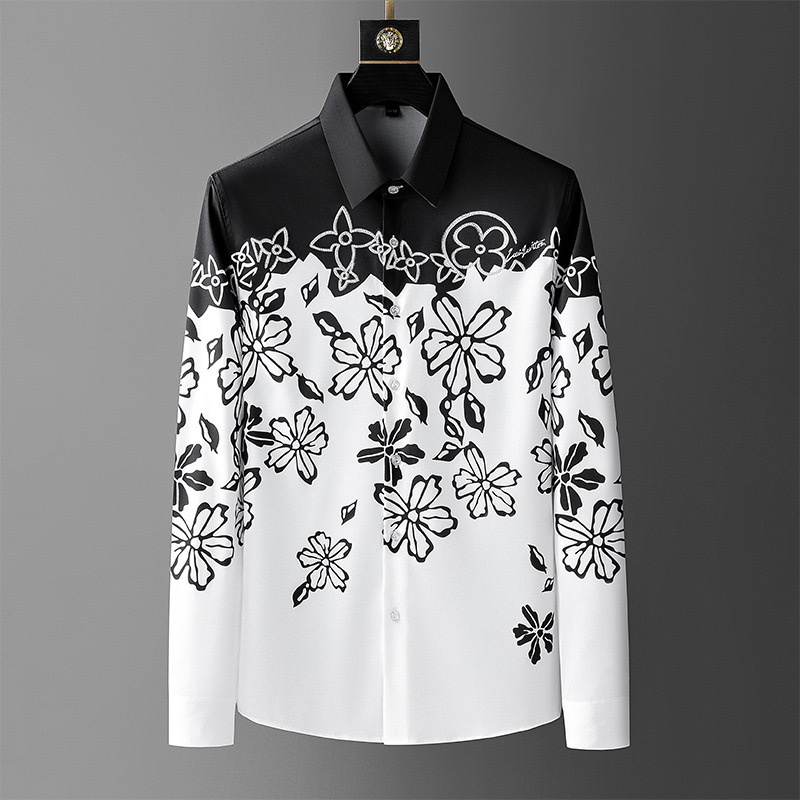 Luxe Hoge Kwaliteit Heren Vint - Men Formal Party Wear Shirt recensie en prijs