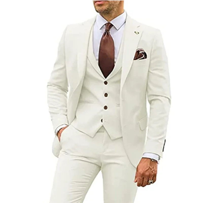 Herenpak voor bruiloft 3-delig - Men Formal Party Wear Dress recensie en prijs
