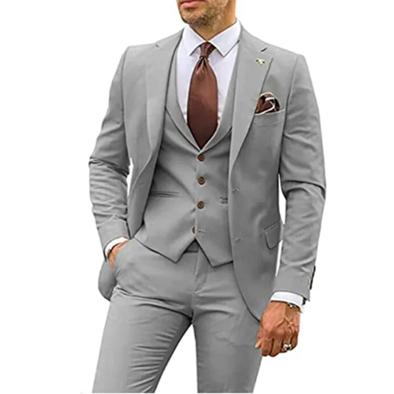 Herenpak voor bruiloft 3-delig - Men Formal Party Wear Dress recensie en prijs