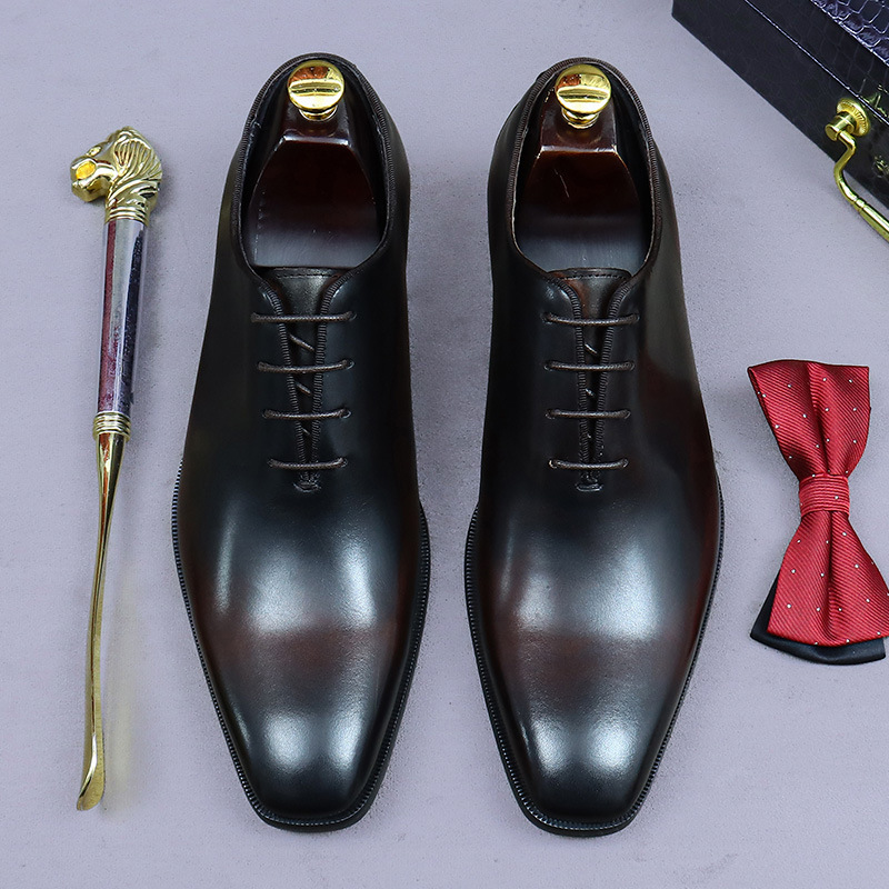 Designer lederen heren Wholecu - Men Formal Wear Office recensie en prijs